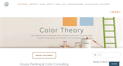 Desktop Screenshot of colortheorypainting.com